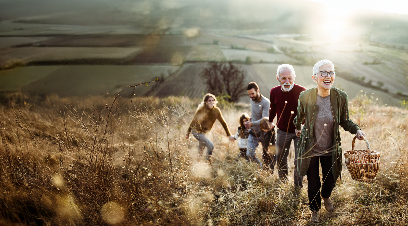 Family On A Wlalk